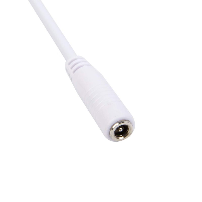 Xenocam Power Extension Cable 16.5ft 1.35mm x 3.5mm Compatible with 5V DC Adapter Cord for CCTV Security Camera IP Camera Standalone DVR(16.5ft DC 3.5mm Plug White) - Image 2